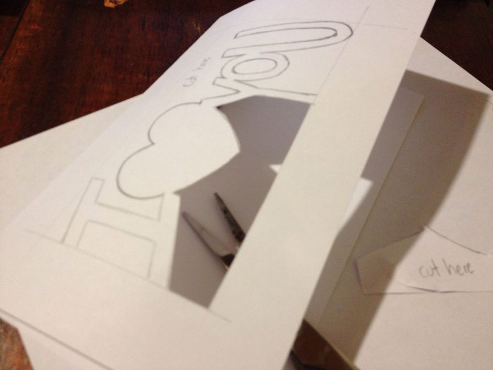 Trim the excess area without exceeding the framework