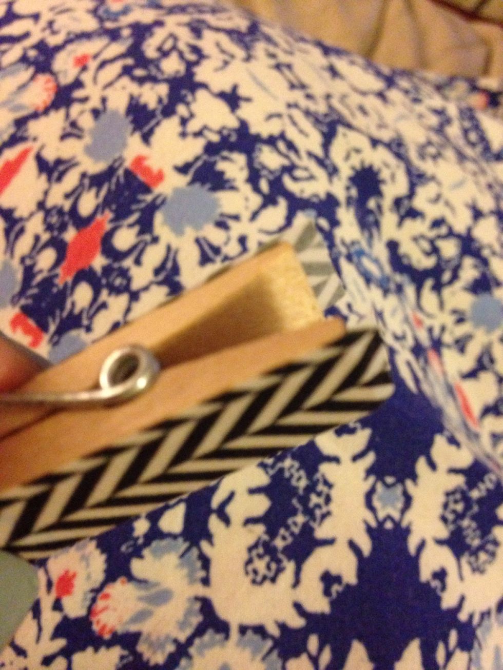 Trim the top edge.