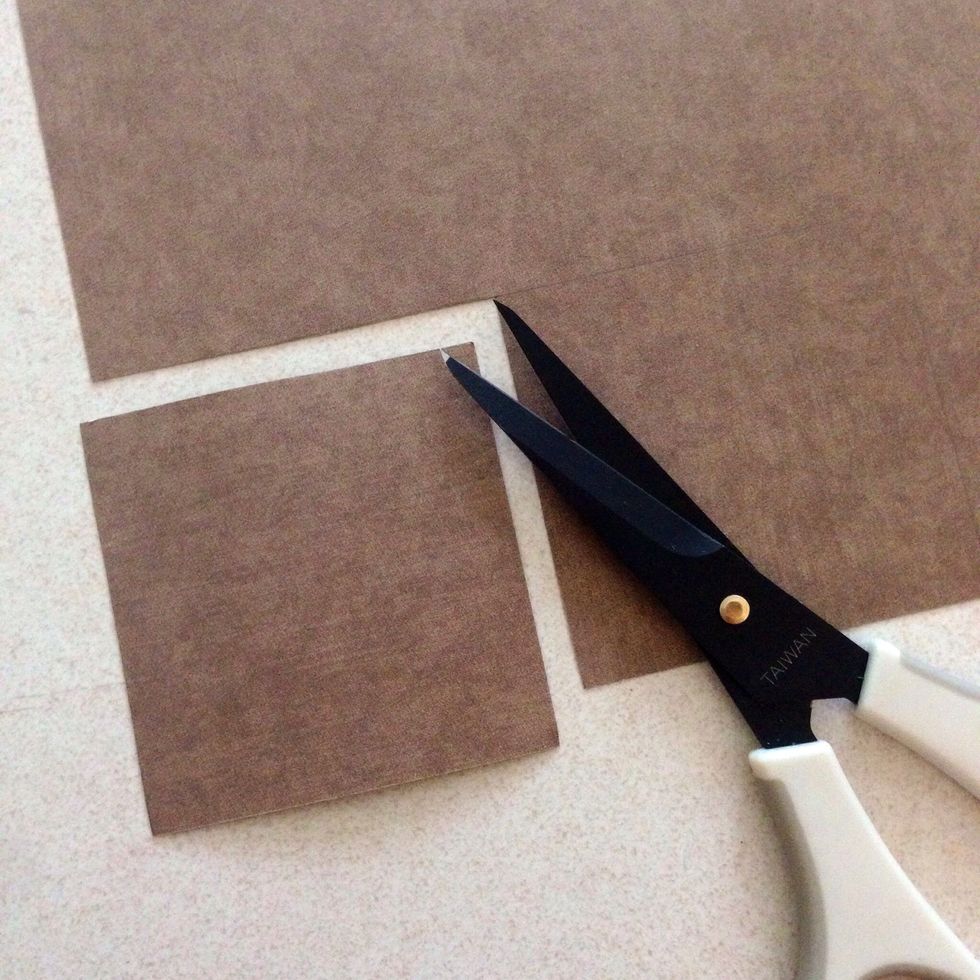 Trim the traced pattern paper out using a precision scissors or any scissors of your choice...