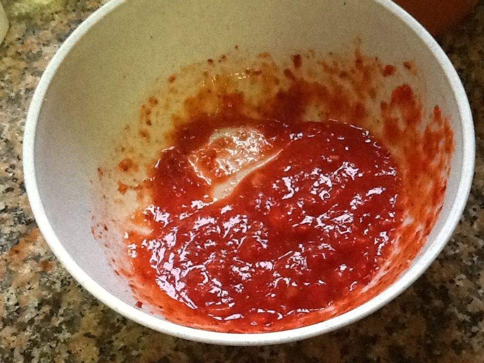 Triturem les maduixes