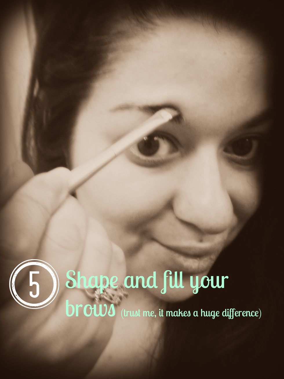 Trust me, you will thank me later. Shaping and filling your brows can really frame your face. It evens out any scars or bald spots and gives your face a finished look.