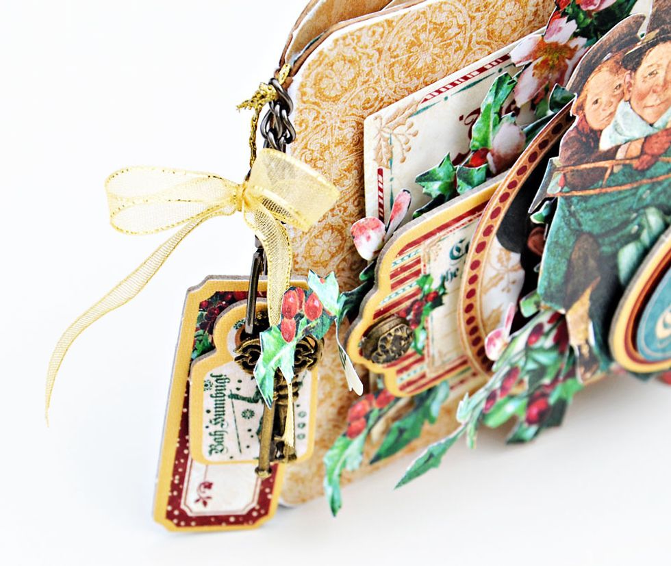 Try adding some extra embellishing to the spine for added interest.