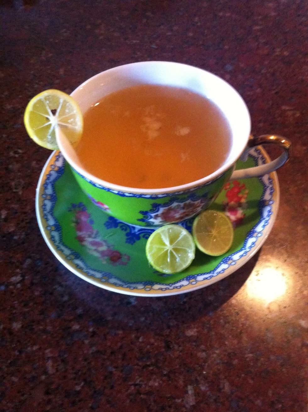 try adding some pulp of lemon as well.. it will create extra taste in your drink