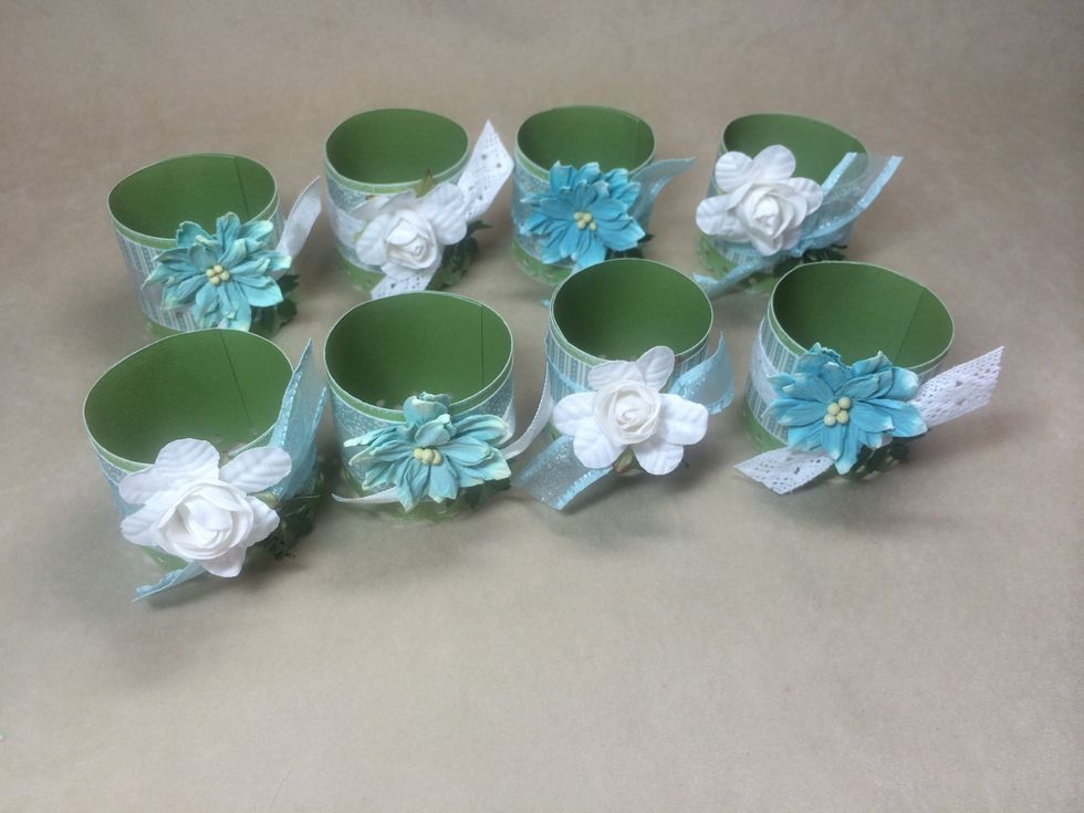 Try different trim and flower combinations.