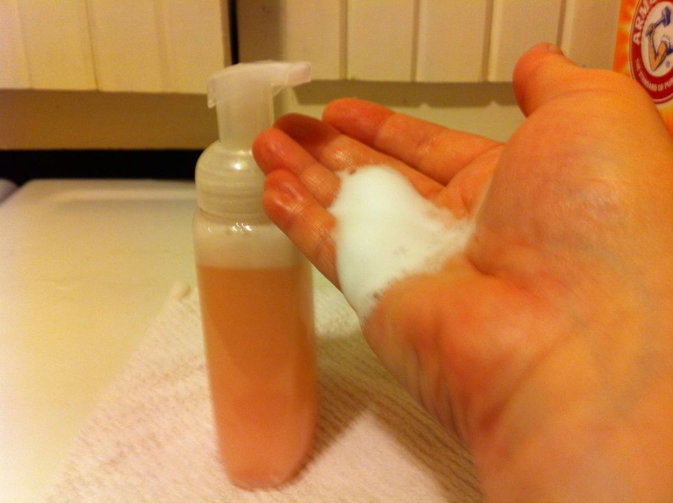 Try it out. Does it need more water or less? This is good.