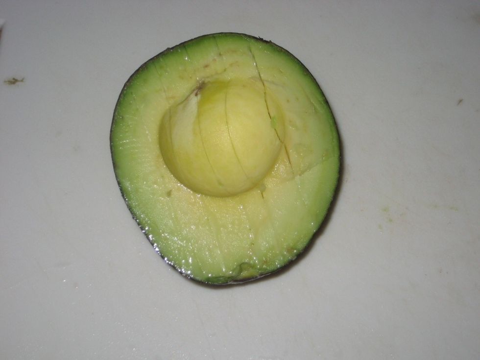 Try make the cuts as evenly apart as possible.