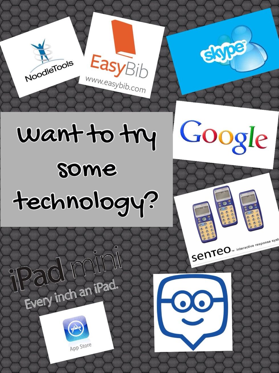 Try some technology! I can help you with equipment AND lesson planning!  iPads? I've got 10 that travel with me and would love to collaborate on a project! Edmodo?  Clickers?  Citation tools?