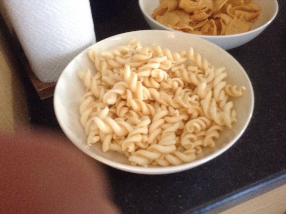 Try taking a shot from a higher level than the food itself