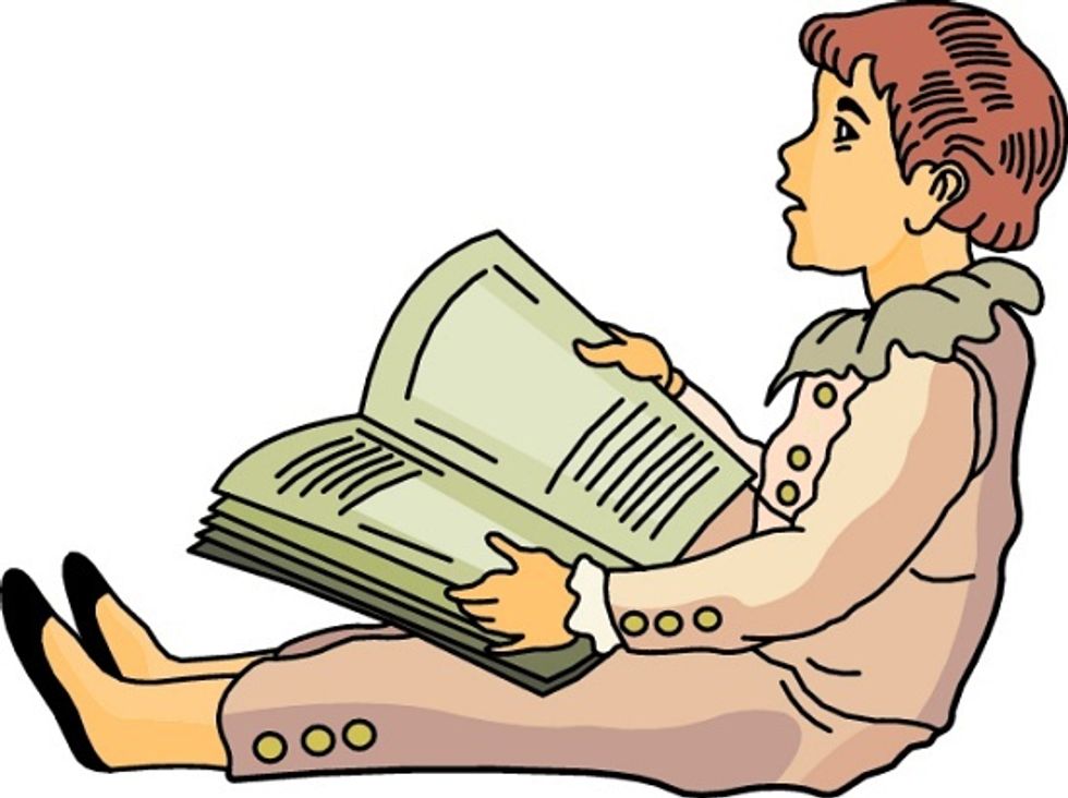 Try to guess the words you don't know.