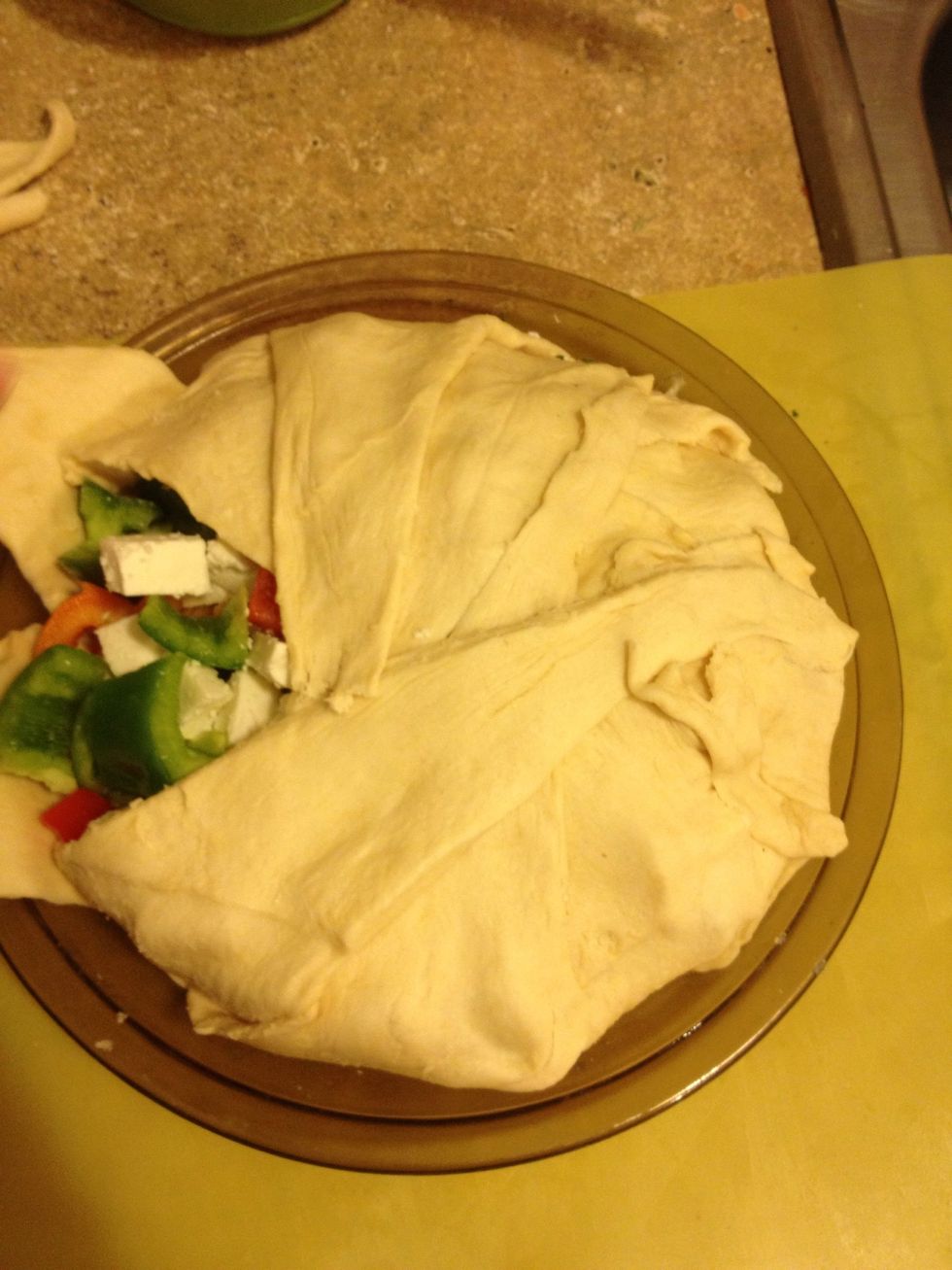 Try to not over lap too much