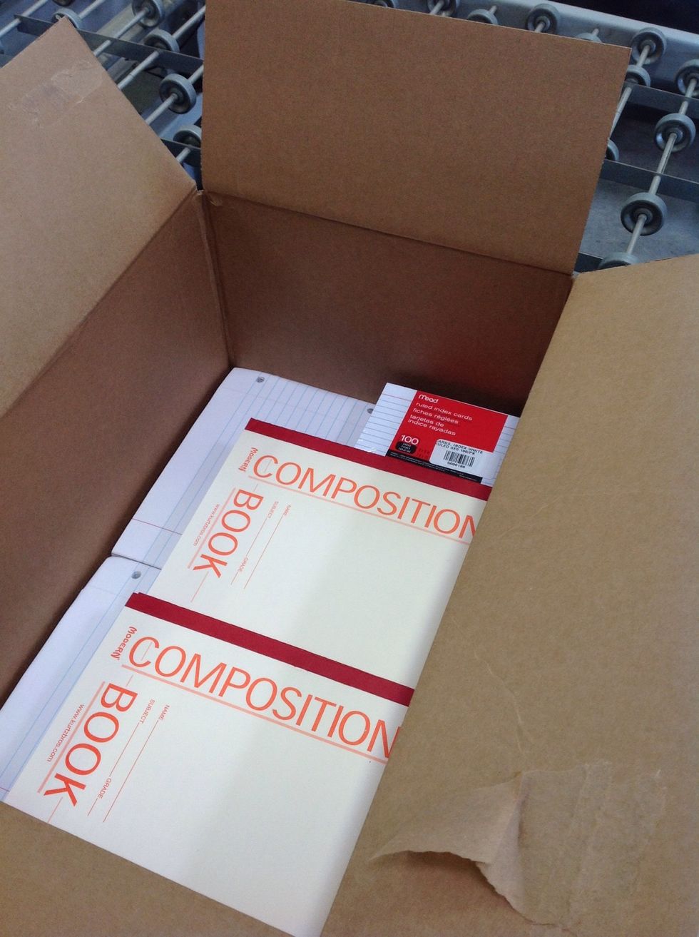 Try to place the items into the carton to utilize the space has efficiently as possible.