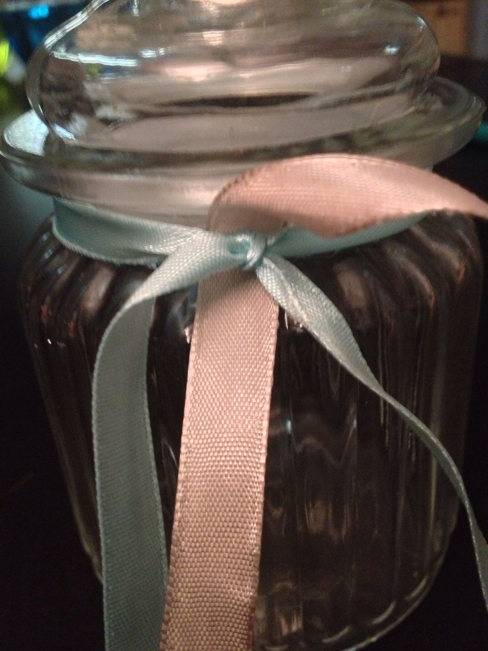 Try to put it between the first ribbon.