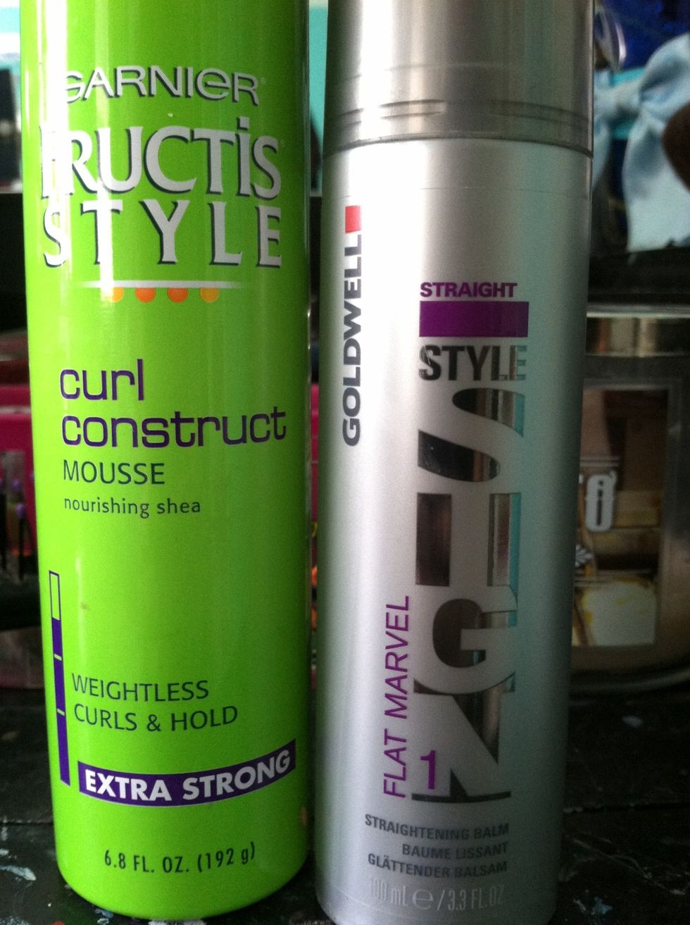 Try using products like these for styling your hair without using heat.