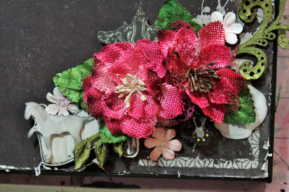 Tuck in some smaller flowers.