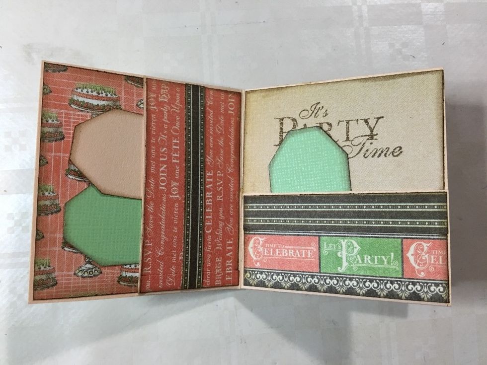 Tuck the tags into the pockets of all of your pages.