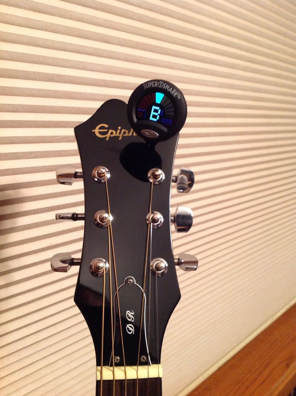 Tune the 2nd string to B.