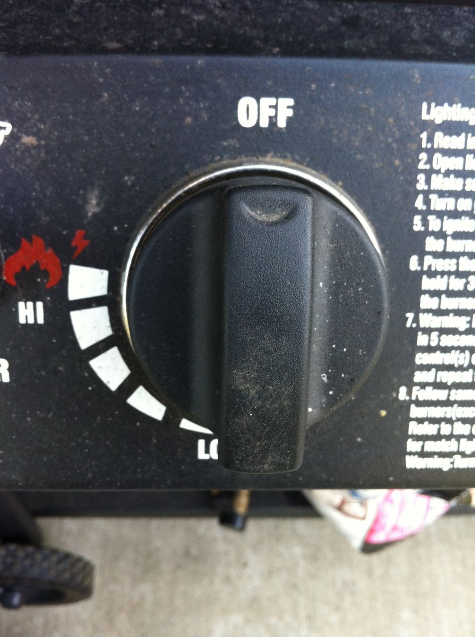 How to reset grill gas regulator B+C Guides