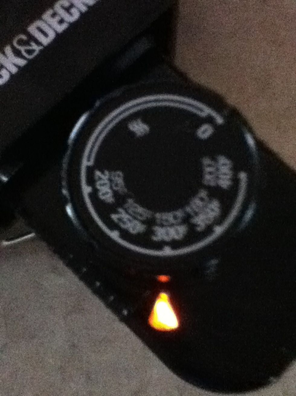 Turn cooking surface on.