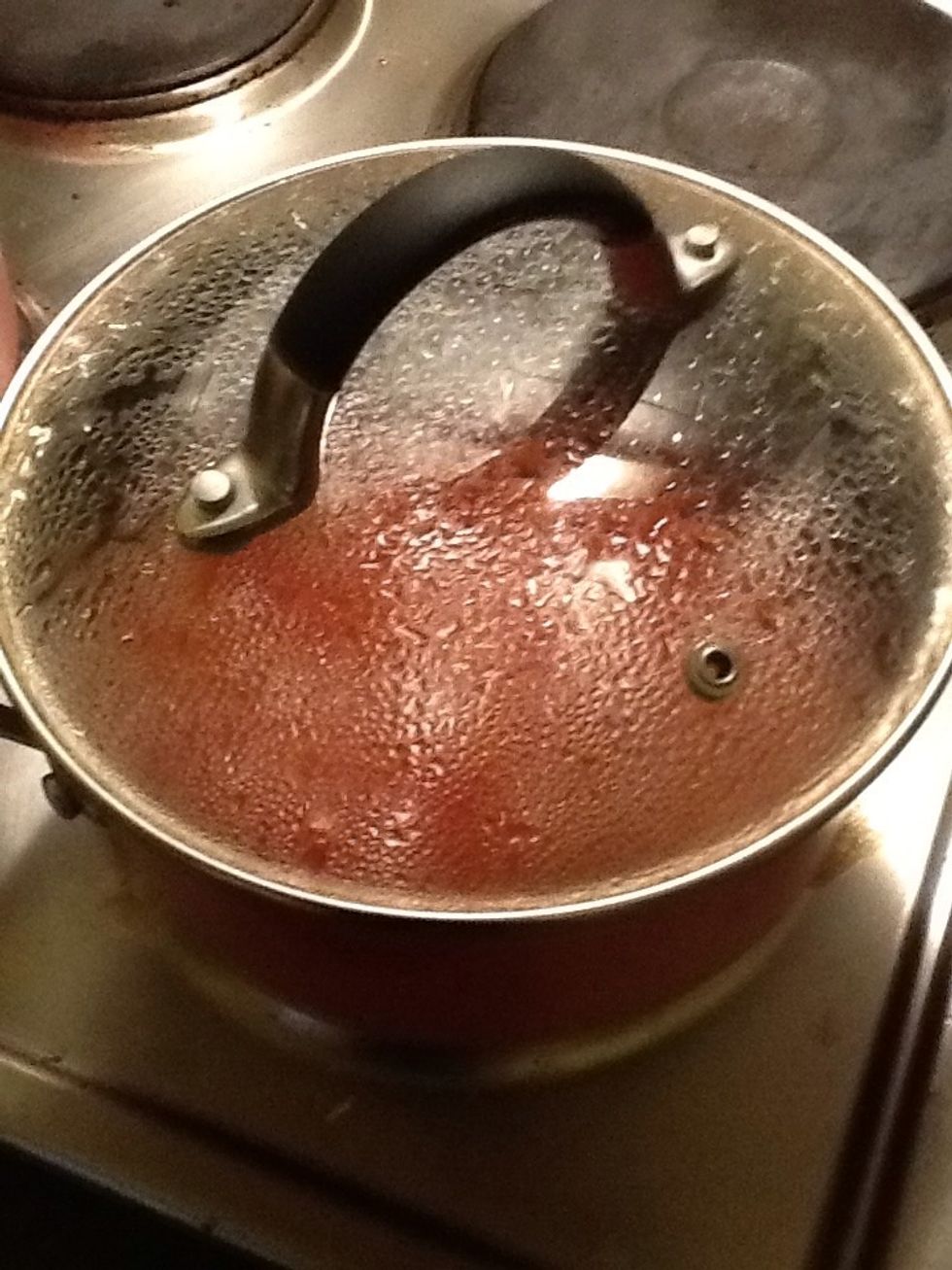 Turn down, put a lid on and cook for 10 minutes