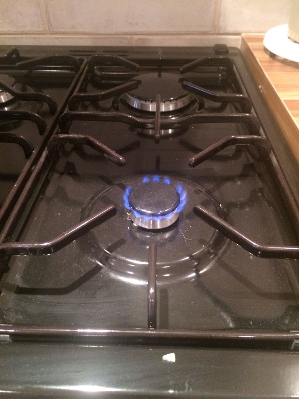 Turn heat as low as it will go!