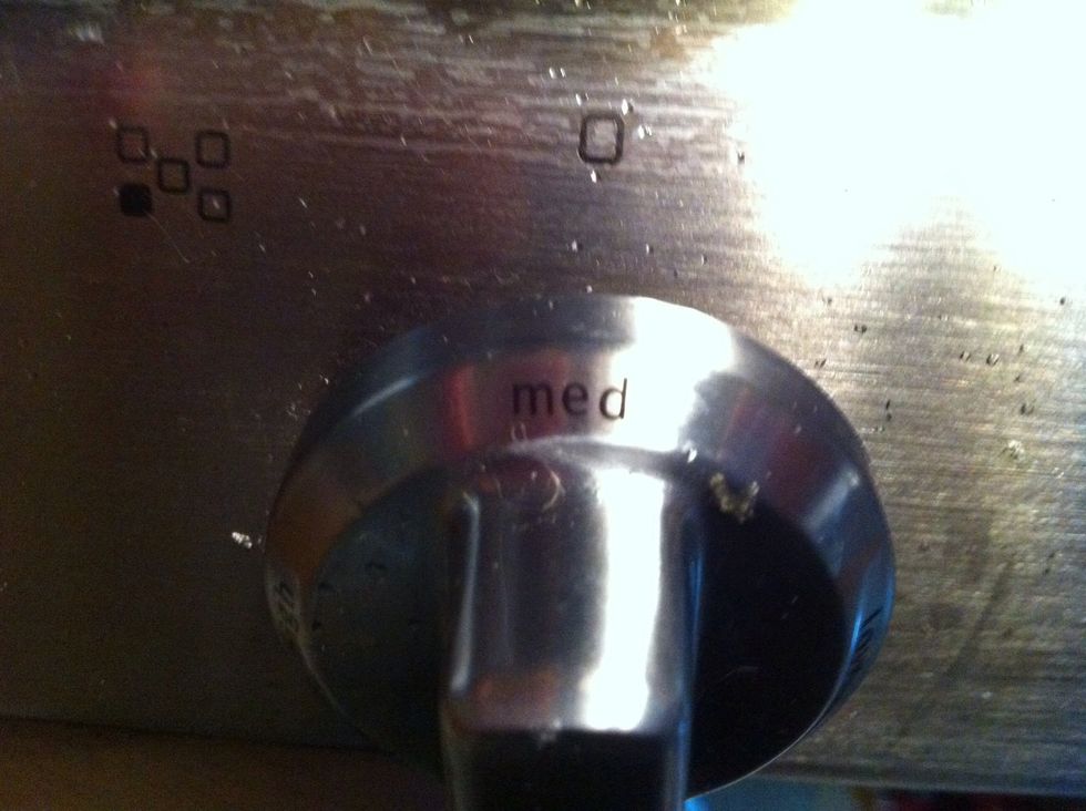 Turn heat down to medium.
