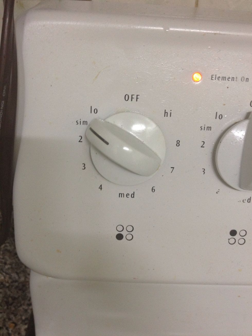 Turn heat down to simmer.