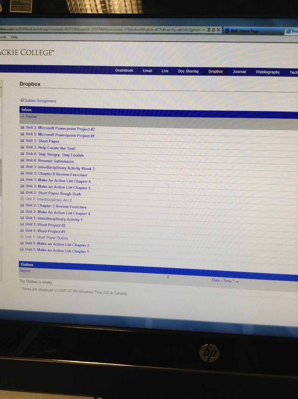 Turn in all your assignments, even if you have to turn them in late. Some points are better than none!
