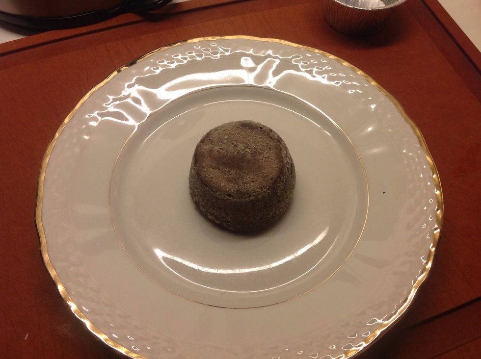 Turn it around on the plate.
