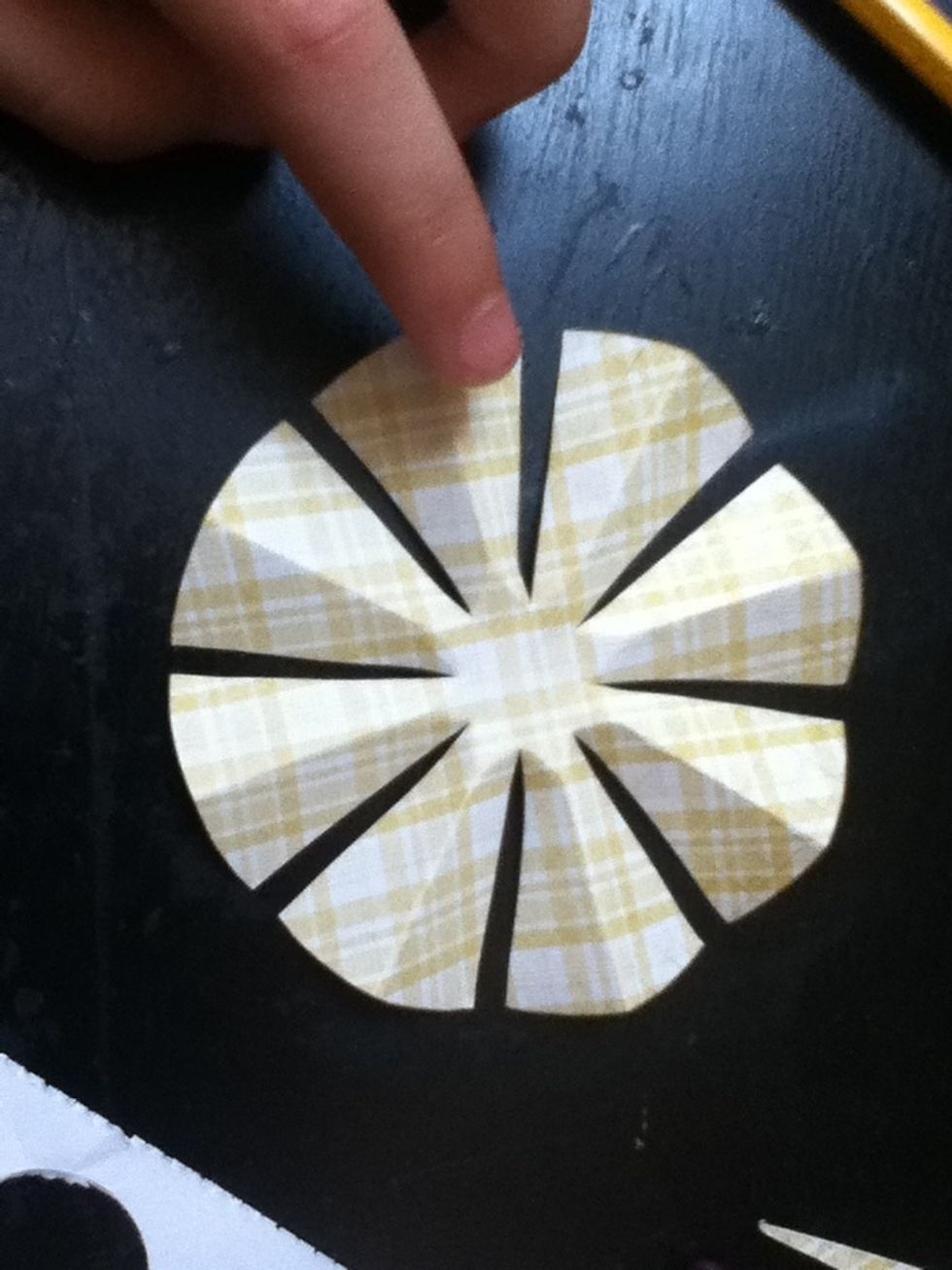 Turn it over, and gently flatten each segment to your liking.