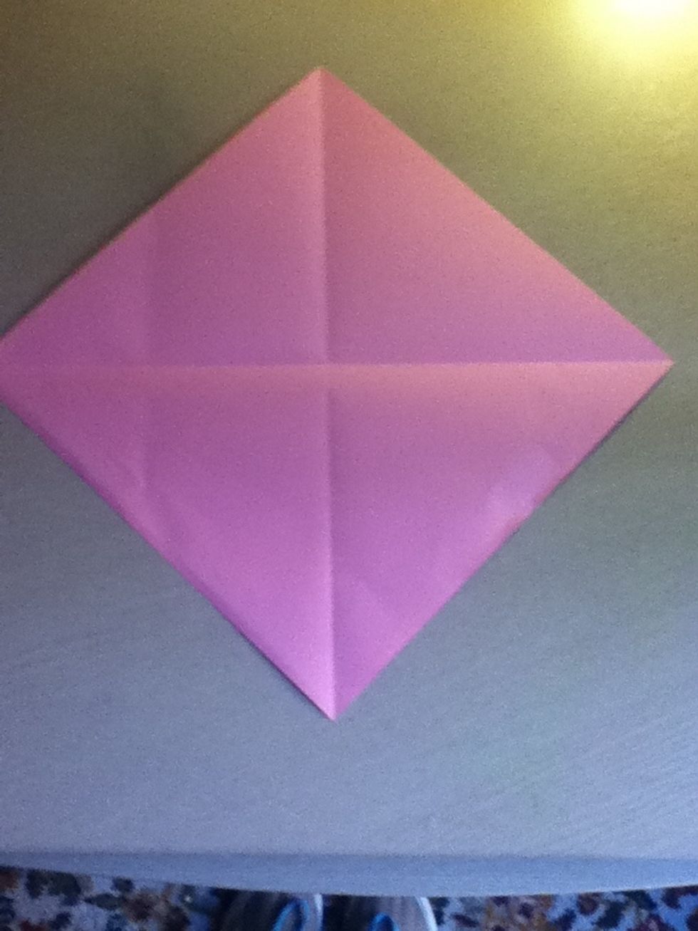 Turn it so that it is a diamond shape