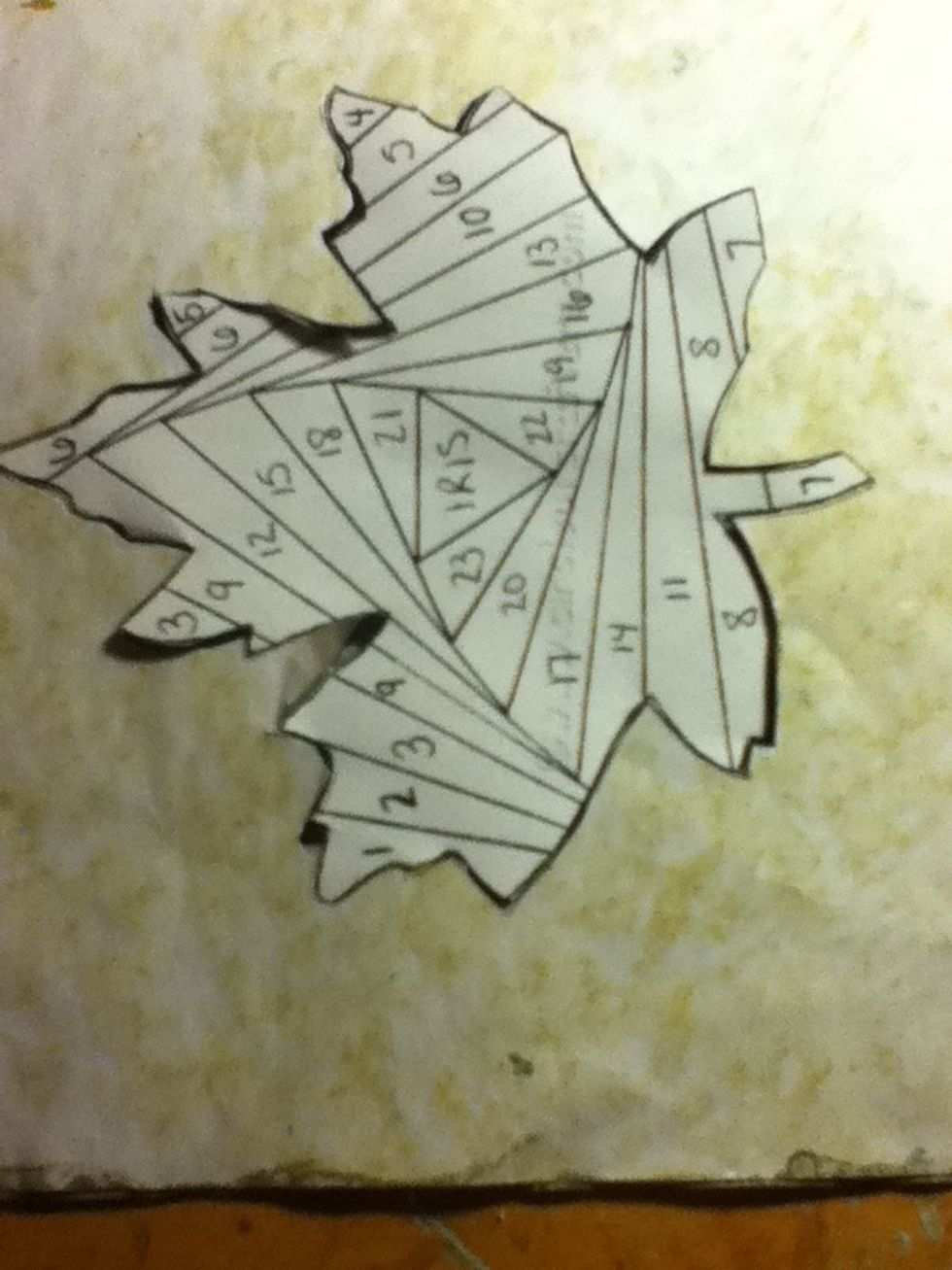 Turn it so that the number one faces you