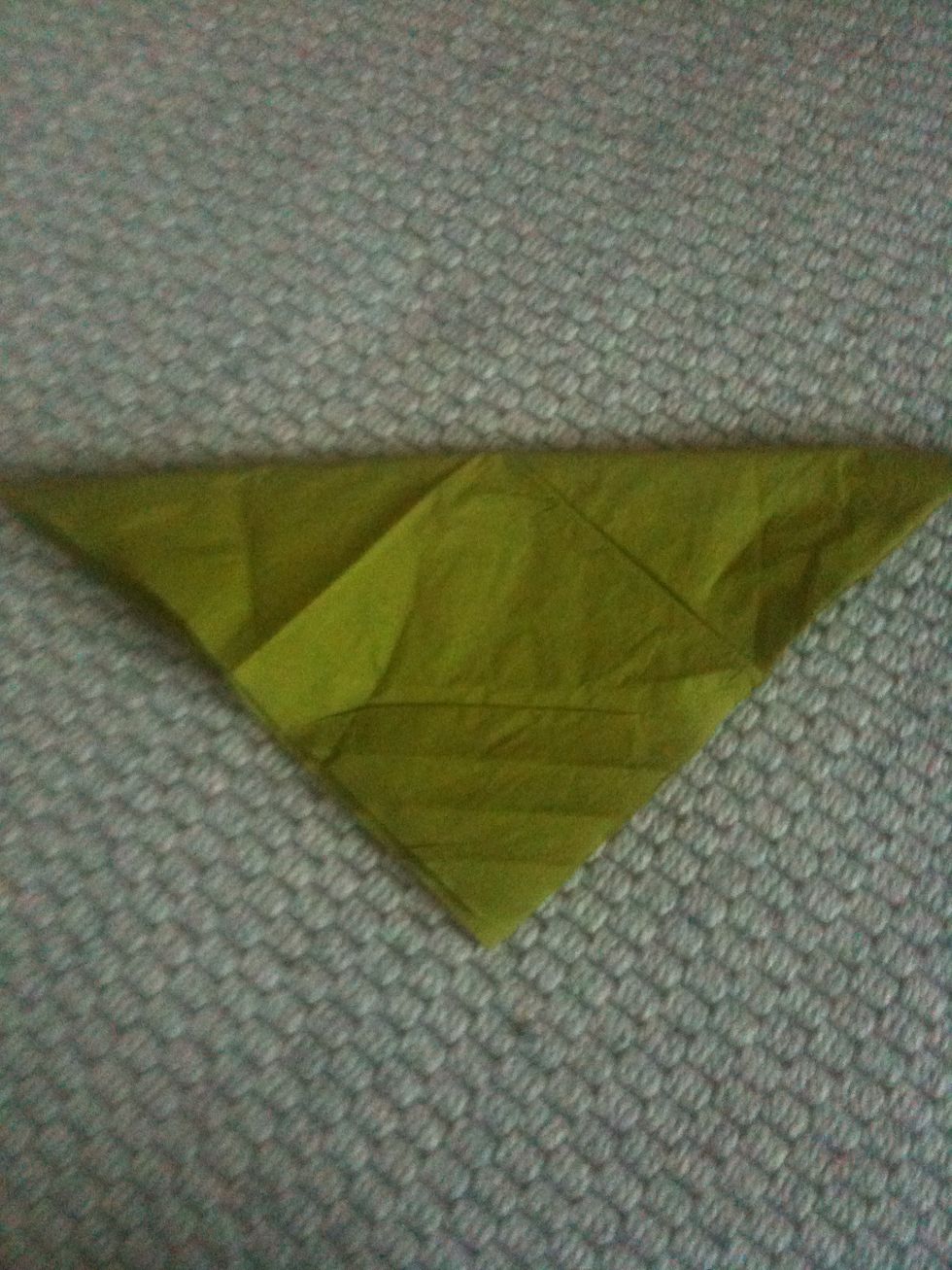 turn it so that the tip comes down to you