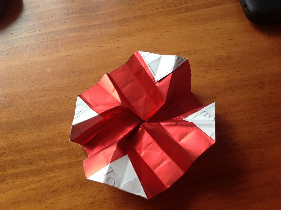 Turn it upside down.