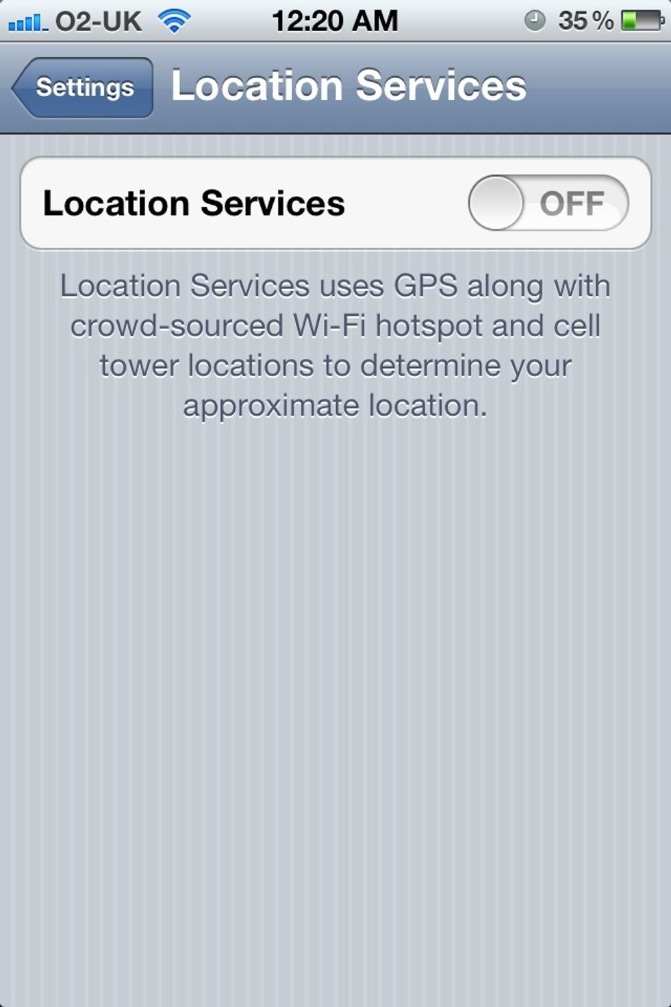 Turn location services off when not used...(settings>locations services)
