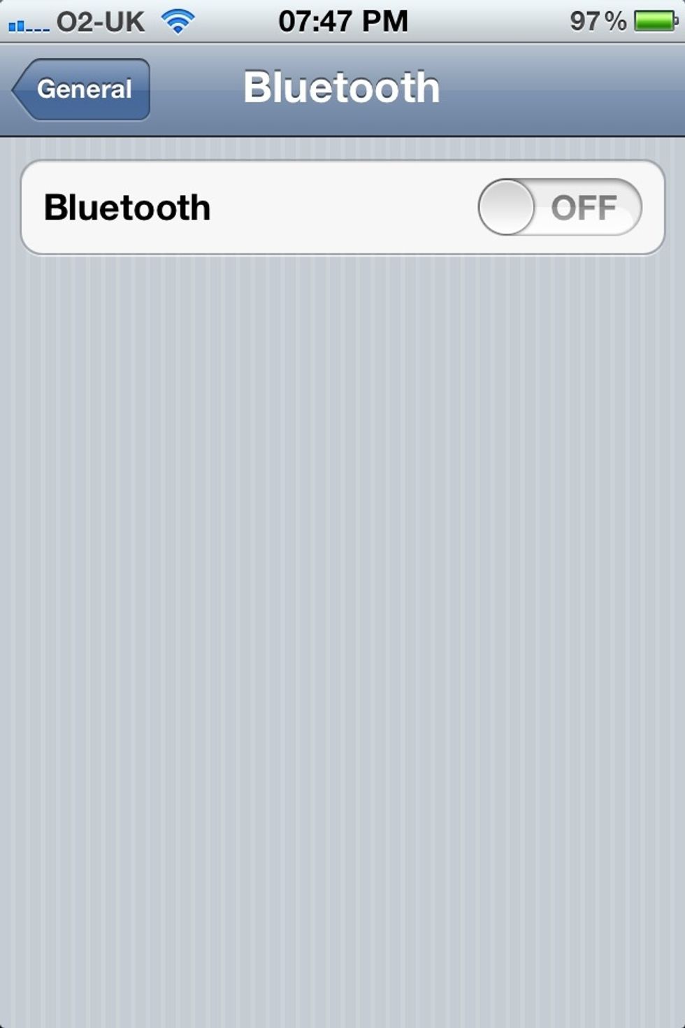 Turn off Bluetooth...(settings>general>Bluetooth)