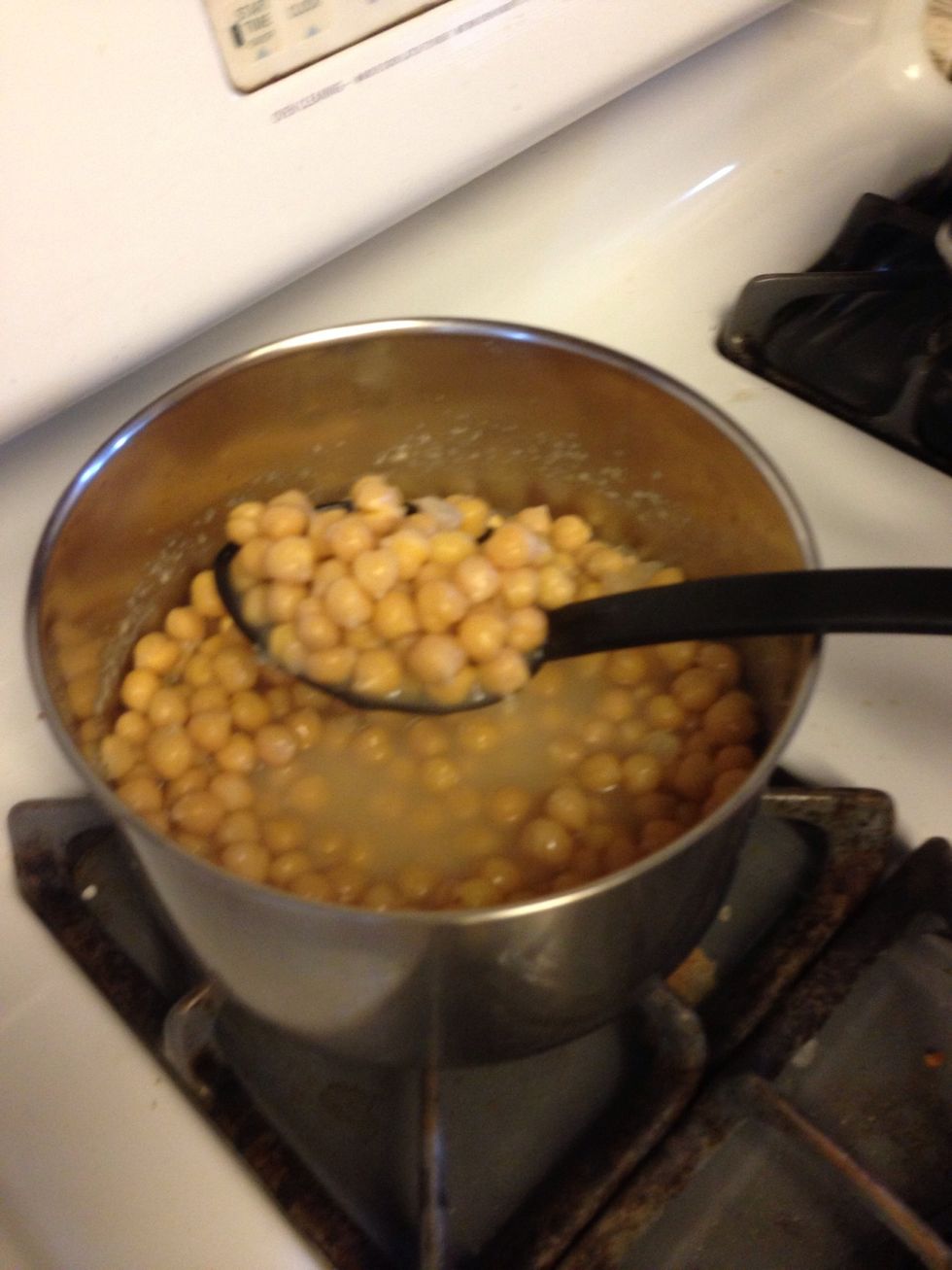 Turn off heat and leave the pot on stove