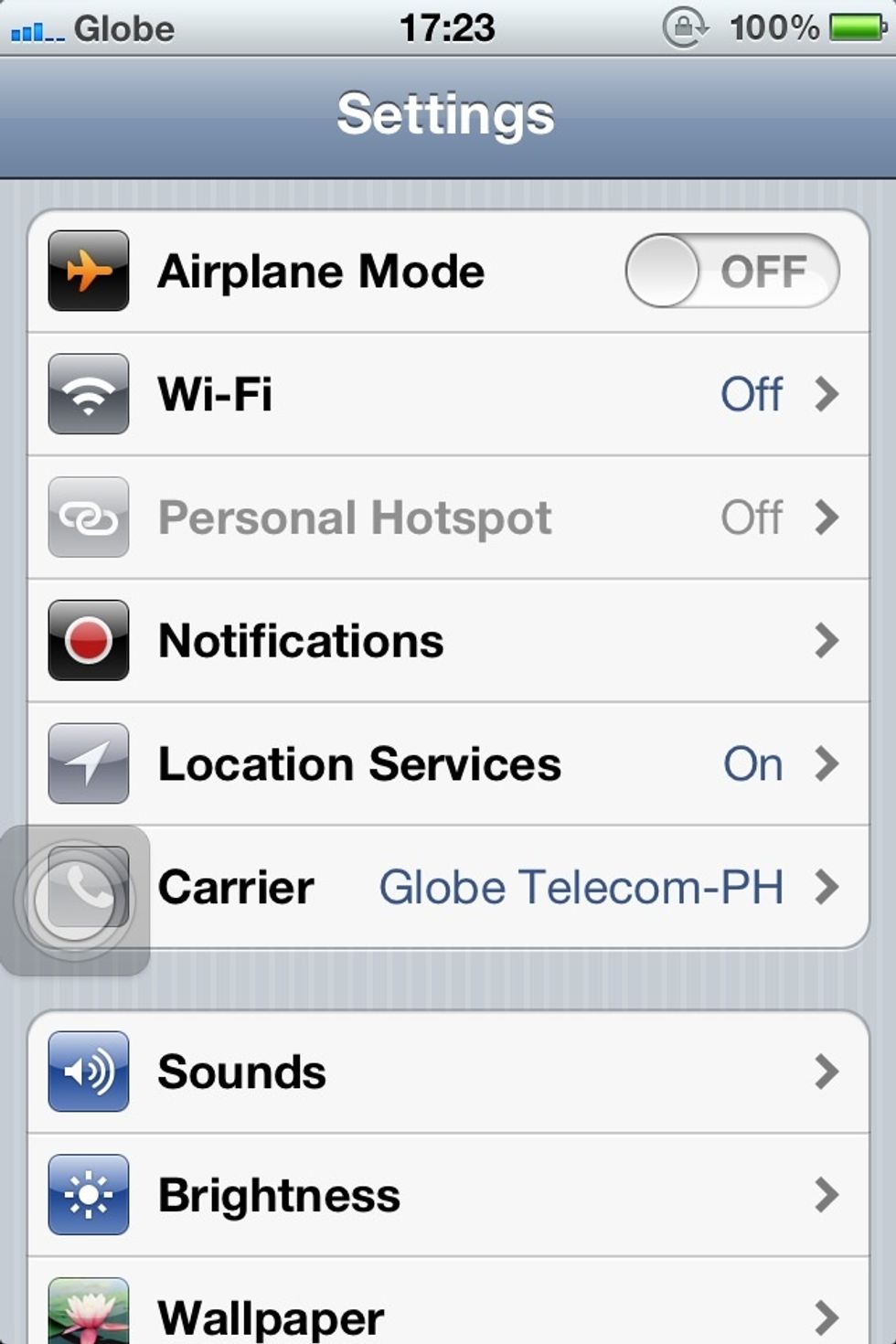 Turn off wifi. This can be accessed in Settings.