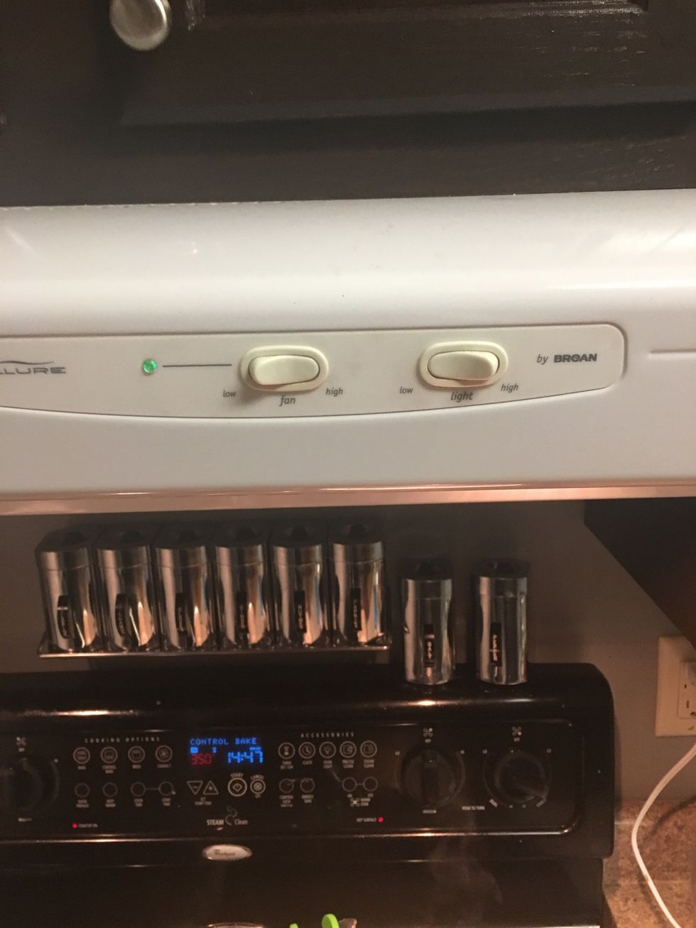 Turn on a fan so your kitchen doesn't get too hot