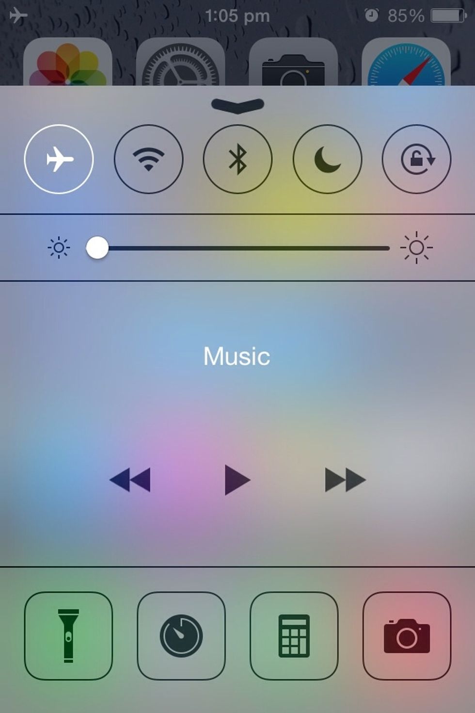 turn on 'airplane mode' and turn your brightness all the way down.
