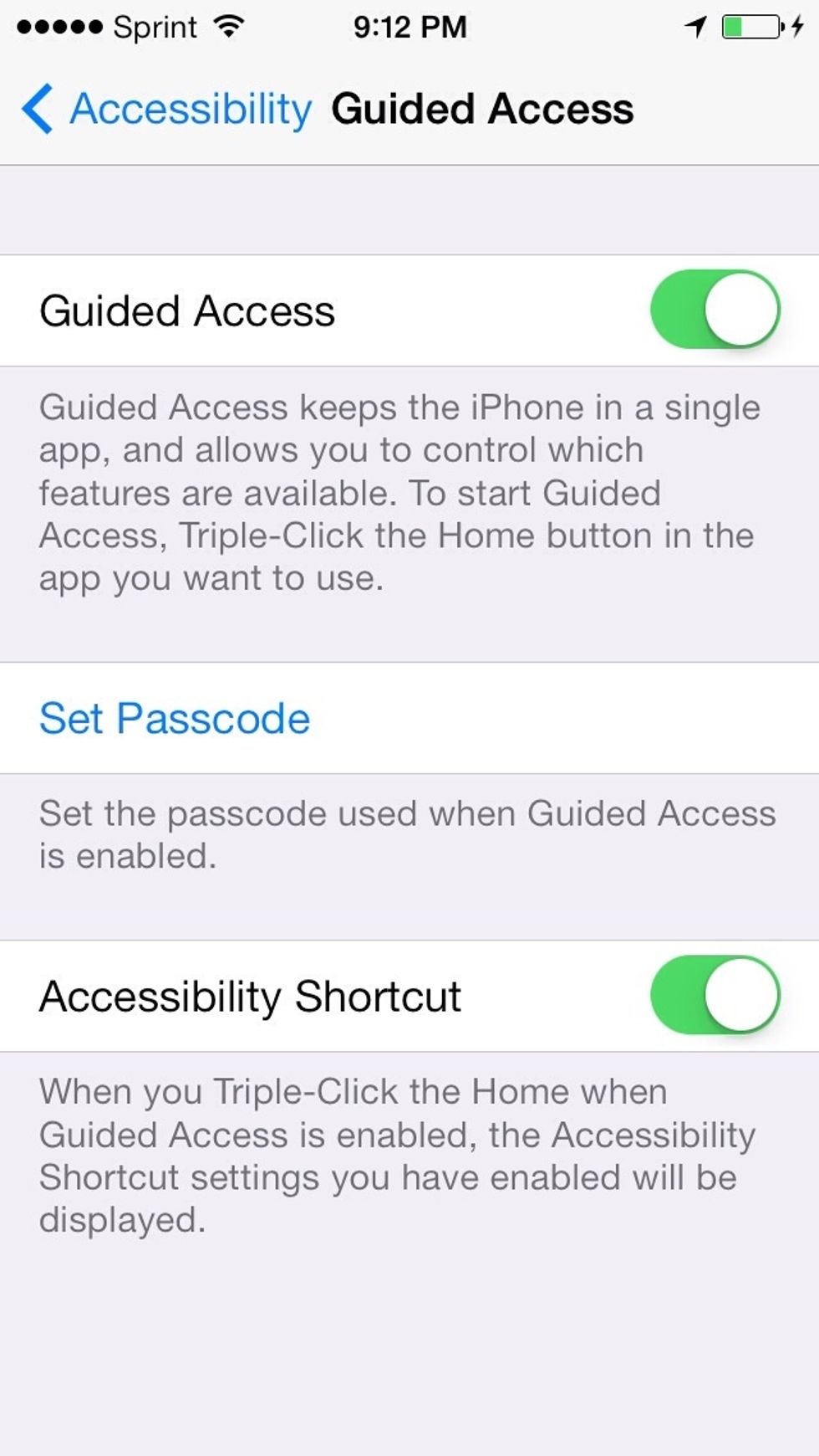 Turn on and set a 4 digit password
