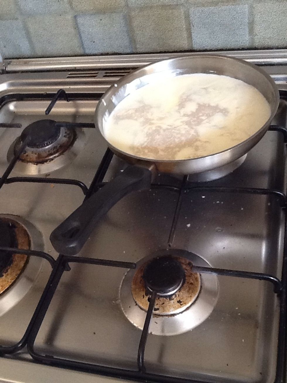 Turn on frypan to medium heat