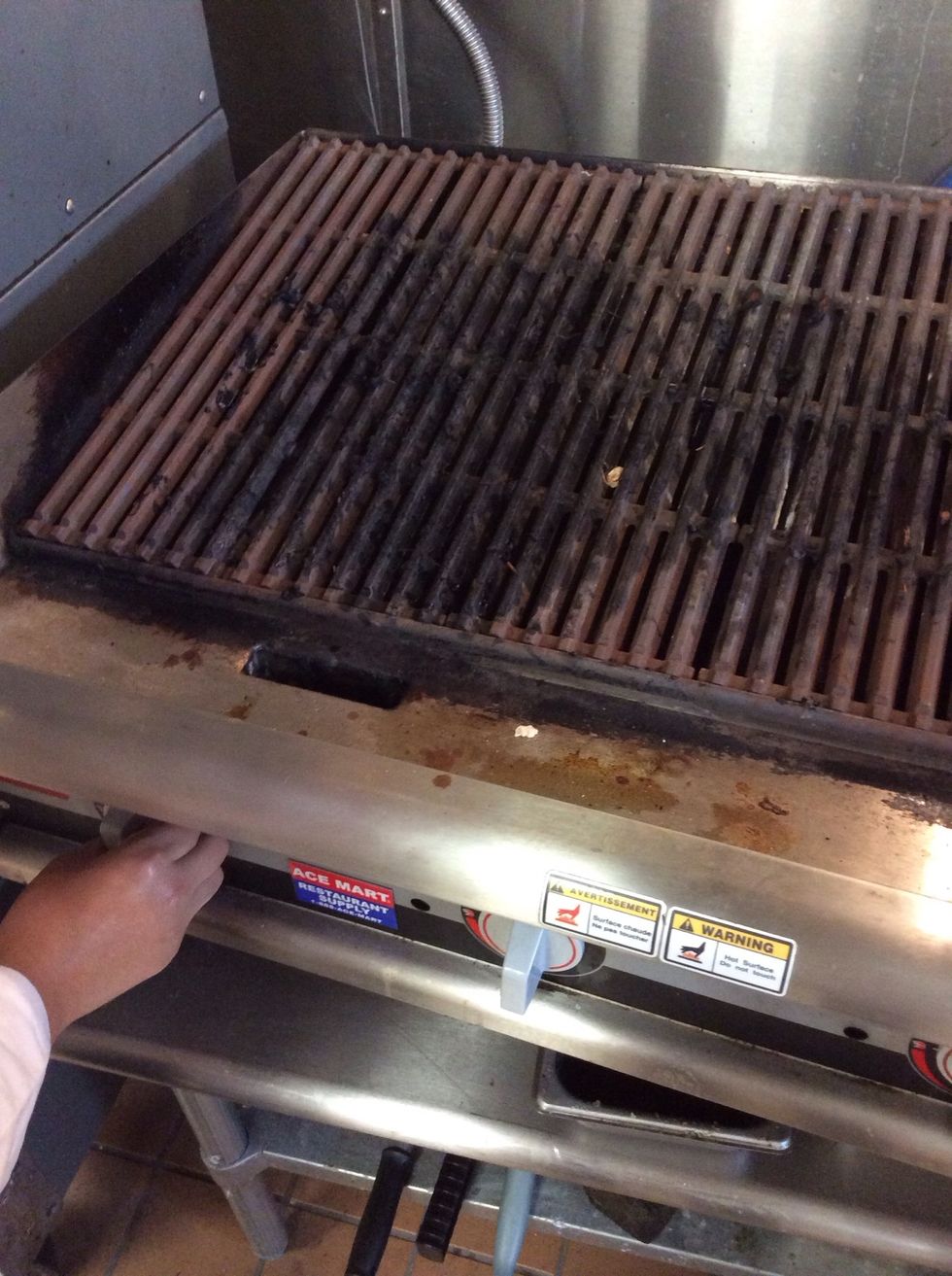 Turn on grill to medium heat