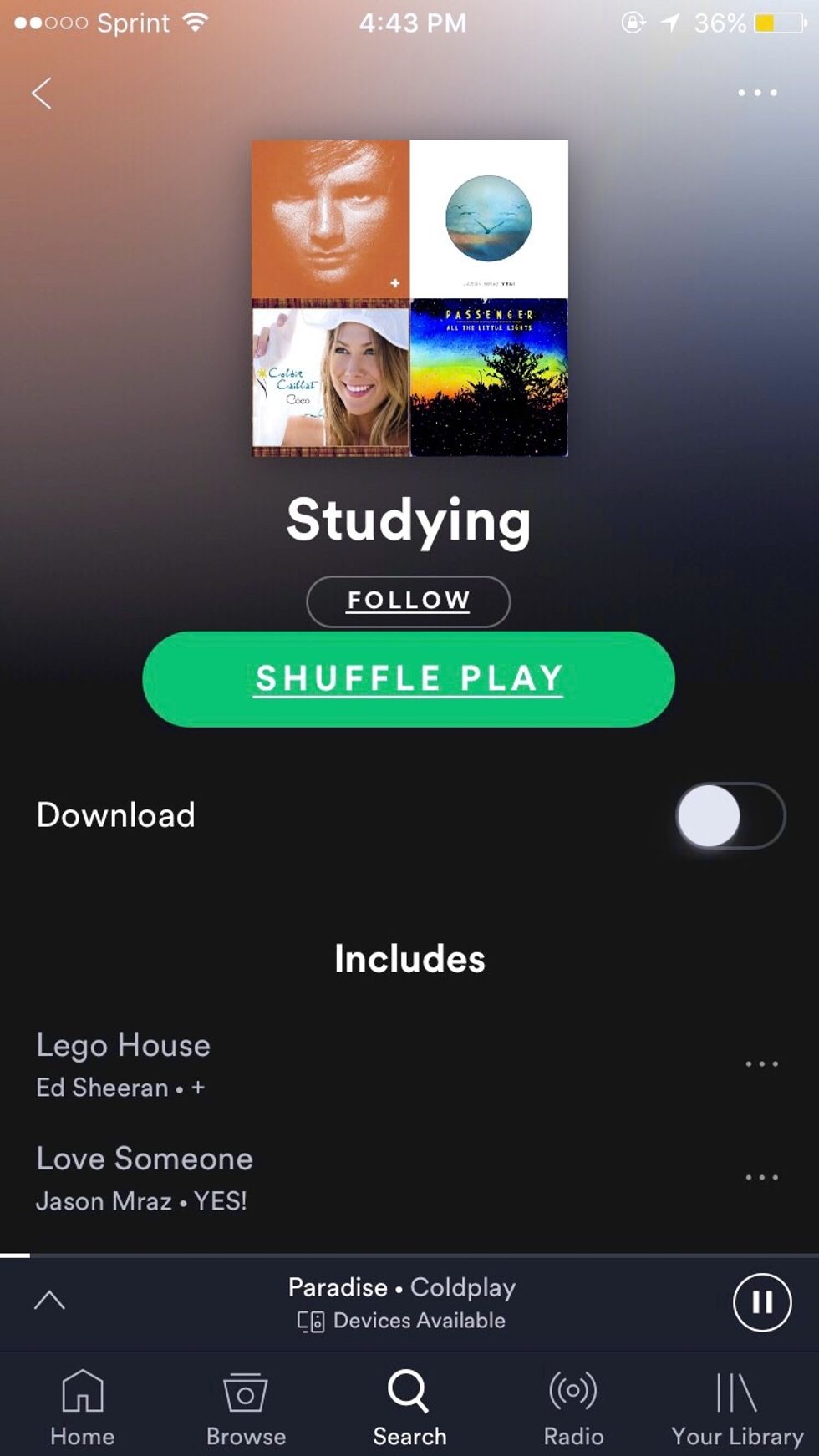 Turn on non distracting music.