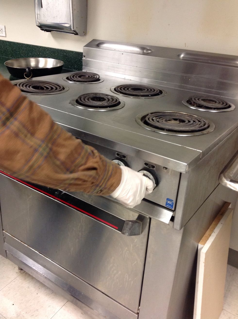 Turn on Stove