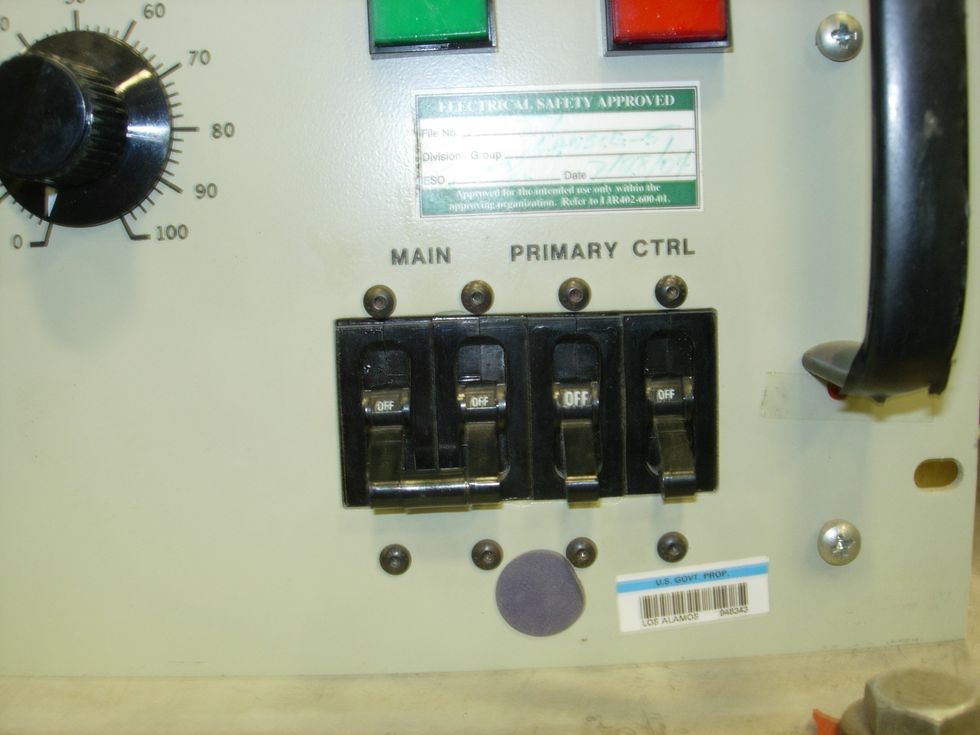 Turn on the breakers for the high potter