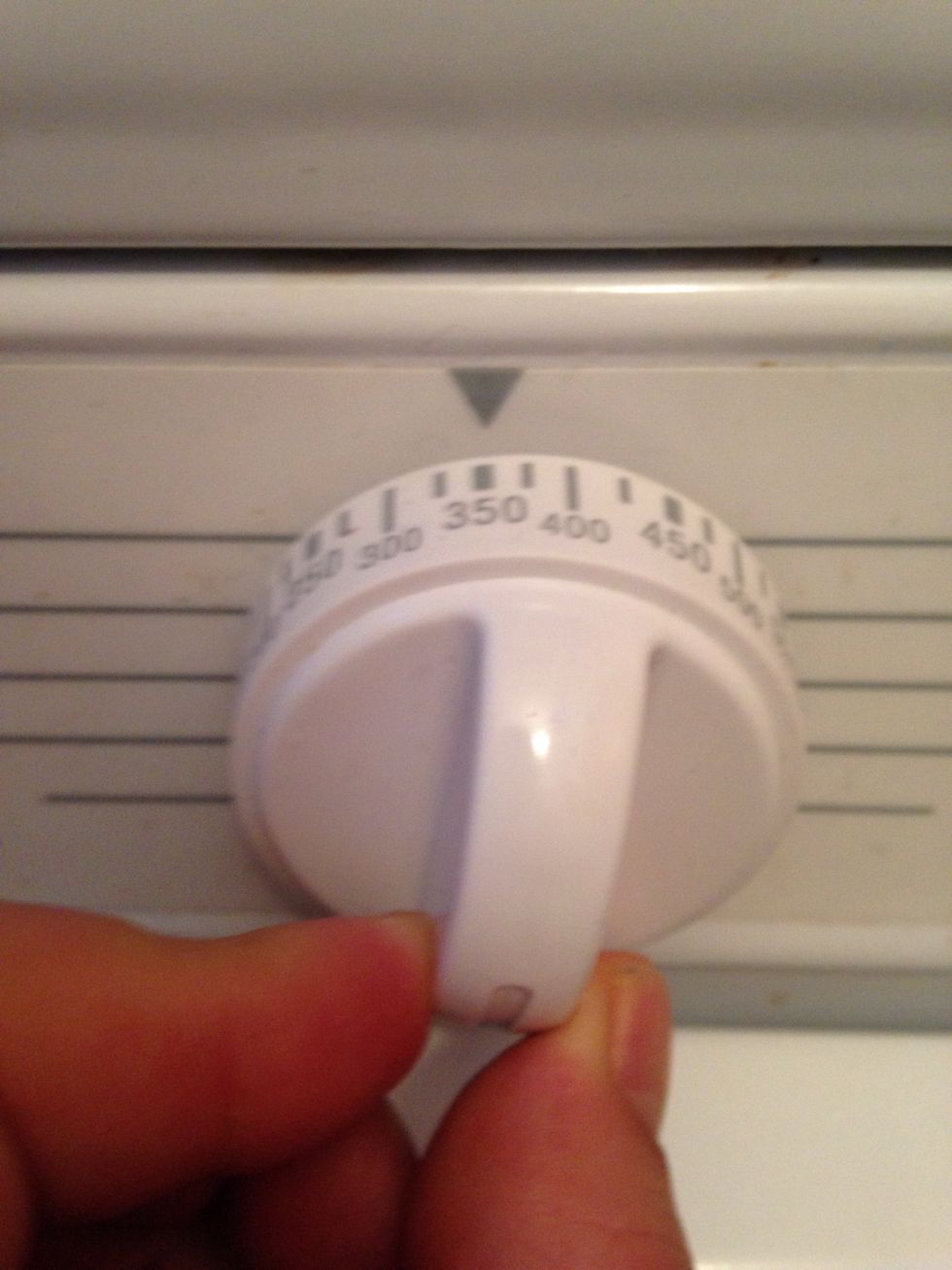 Turn on the oven to 350 degrees