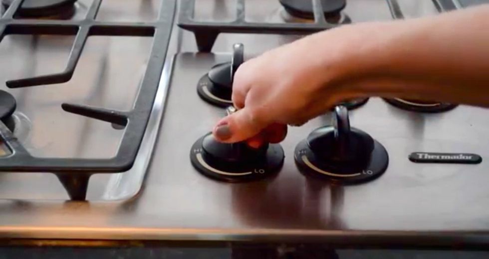 turn on your stove and  grab a pan