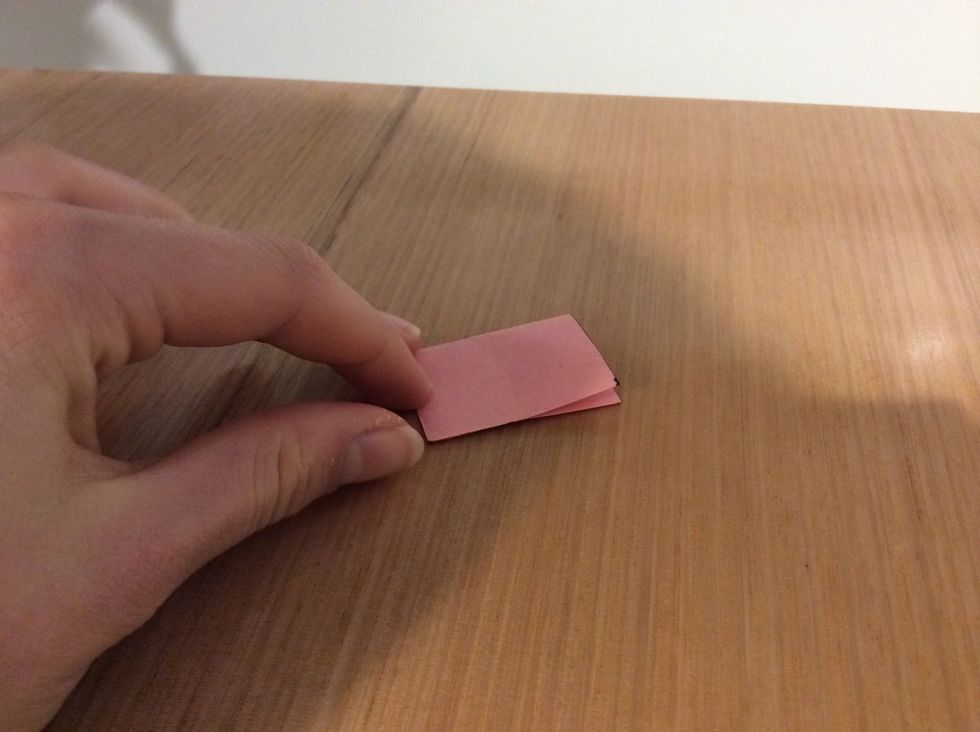 Turn over. Fold in half the other way.