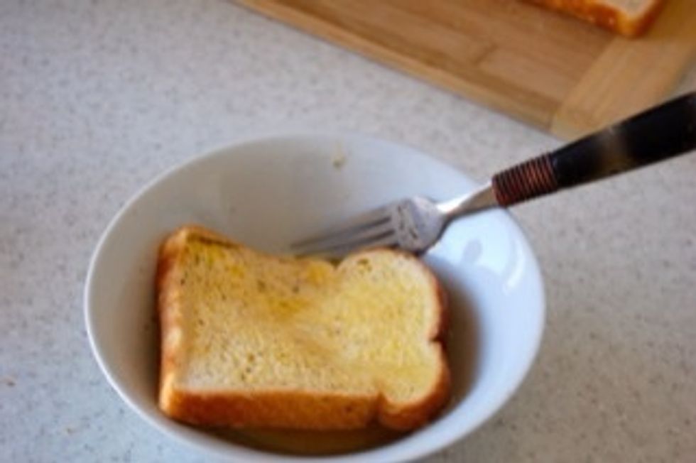 Turn slice over and repeat step