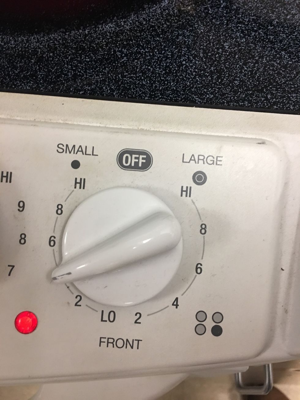 Turn stove on medium low.